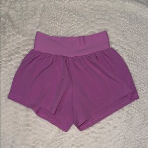 Old Navy Purple High-Waist Athletic Shorts